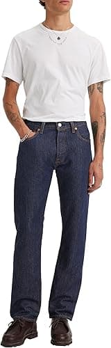 Levi's Men's 501 Original Fit Jeans, Rinse 37461, 30W / 30L