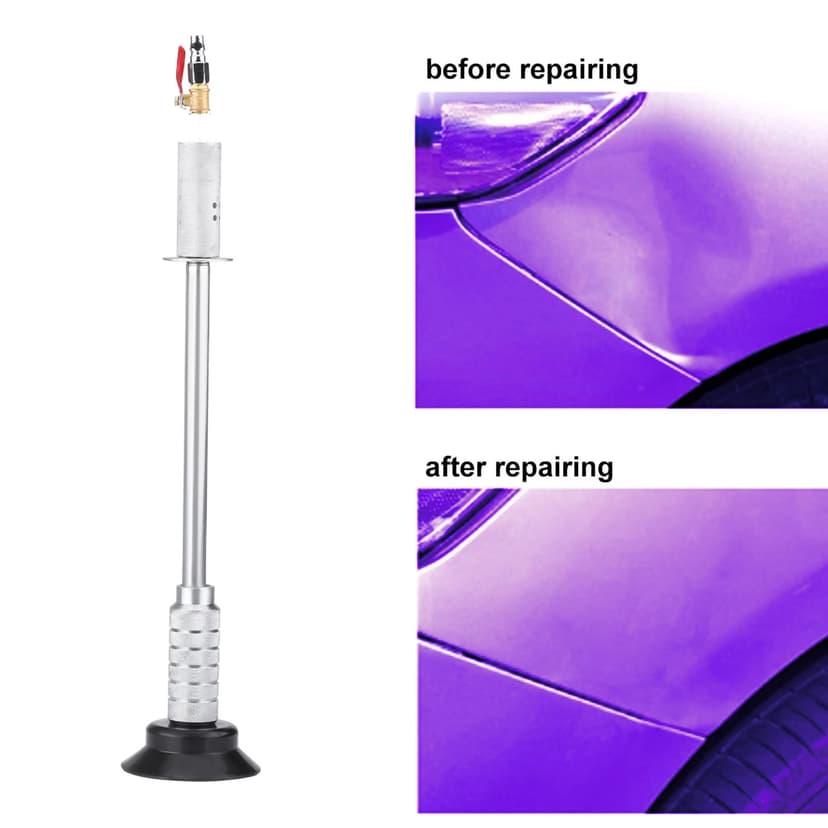 Yosoo Health Gear Heavy Pneumatic Sag Repair Pull Hammer, Car Body Dent Repair Suction Cup Slide Tool, Black, 1.9kg - 4