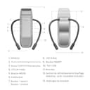 REON Pocket Pro Plus, Appareil Portable de Refroidissement et de Chauffage, régulation Intelligente de la température, Flux d'air Silencieux, autonomie jusqu'à 15 Heures, Mains Libres, Confortable - 3