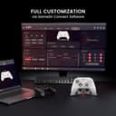 GameSir Cyclone 2 PC Controller Mag-Res TMR Sticks 1000Hz Report Rate Hall & Micro 2-in-1 Triggers RGB Lighting with Charging Dock for PC/Switch/iOS/Android （Noir） - 7