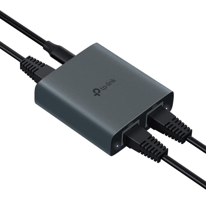 TP-Link EH210 Gigabit Ethernet Splitter 1000Mbps Gigabit Speed 1 to 2 Compatible with Cat 8/7/6/5/5 Ethernet Cables, Aluminium Alloy Casing, Plug & Play - 1
