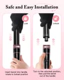 BESTOPE PRO 6-in-1 Curling Iron, Large Curls and Small Curling Irons, Curling Iron with Various attachments, Gloves, Temperature Adjustable, Black - 7