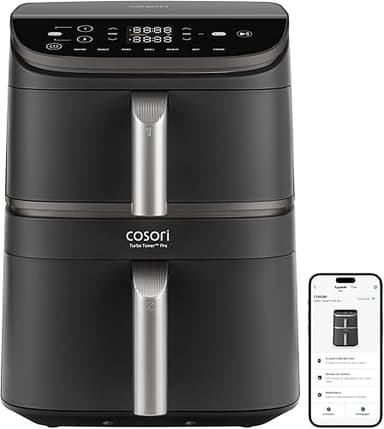 COSORI Air Fryer 10.8L Turbo Tower Pro,Friteuse sans huil…