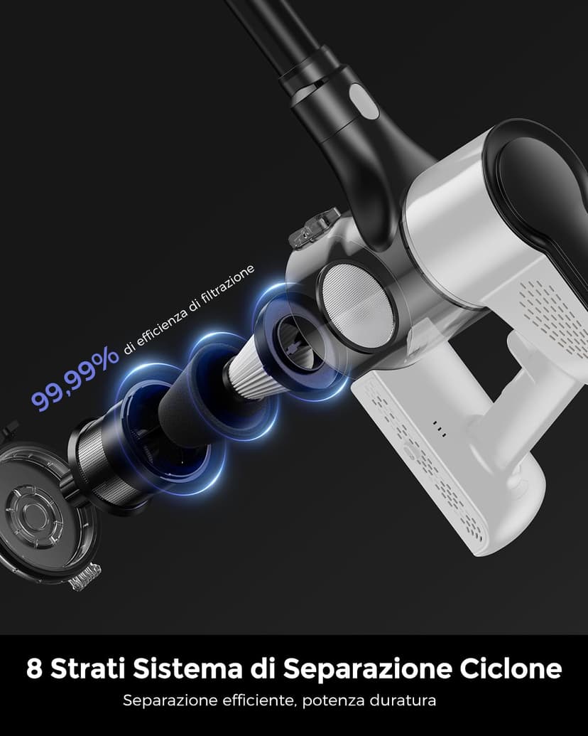 VACTechPro F02 Lite Cordless Vacuum Cleaner with Battery - 4