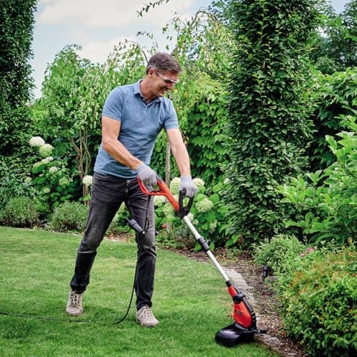 Einhell GC-ET 4530 Electric Garden Strimmer With 3 Thread Spools - Auto Line-Fed Grass Trimmer With Telescopic Aluminium Handle, Rotatable Head And Flower Guard - Corded Grass Strimmer Set - 2