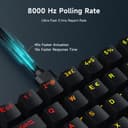 MCHOSE ACE60 Pro HE Magnetic Gaming Keyboard, 60% Wired Gaming Keyboard with 8K Rapid Trigger, Hall Effect Switches, 128K Scan Rate, 0.01mm Precision, RGB, PBT Keycaps, SOCD & Snap, Black - 4