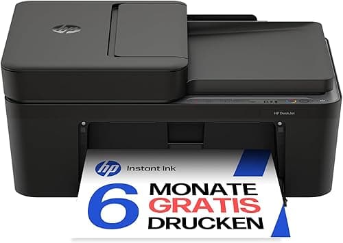 HP DeskJet 4320, A24HMB, Imprimante Multifonction à Jet d’Encre A4 Couleur,Recto/Verso Manuel, 8,5 PP, Wi-FI, ADF, 3 Mois d'InstantInk Inclus, Noire