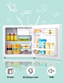 COMFEE' Comfee RCD50WH2E Mini Refrigerator 43L Cooler with Ice Compartment, Refrigerator, Small for Bedroom and Office, Fast Cooling in Cooler Box, Control - 3