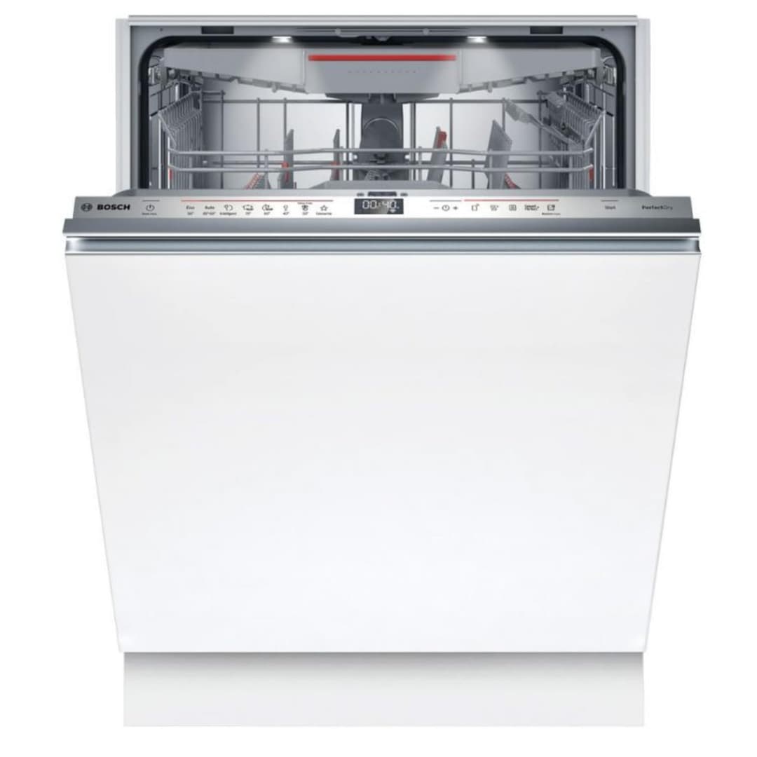 Bosch SMV6ZCX16E, Stiftung Warentest GUT (2,2)*, Serie 6, vollintegrierter Geschirrspüler mit Besteckschublade, 60 cm, PerfectDry, Intelligent Programm, Max Flex Körbe, Vario Schublade, Home Connect