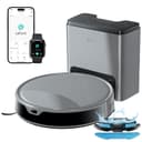 Lefant M350 Robot Aspirateur Laveur avec Station, 3 en 1, 6000Pa, Vidange Automatique, Zones Virtuelles, Navigation Laser avec Cartographie, Idéal pour Les Sols,Tapis Poils d'animaux, WiFi/Alexa/App - 1