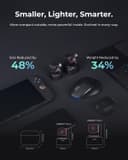 OBSBOT Tiny 3 AI-Powered Spatial Audio 4K Webcam, AI Tracking PTZ Camera with 1/1.28" Sensor, Tri-Mic, Voice & Gesture Control, 120FPS, HDR, Web Cam for PC, Laptop, Streaming, Meeting, Switch 2, etc. - 3