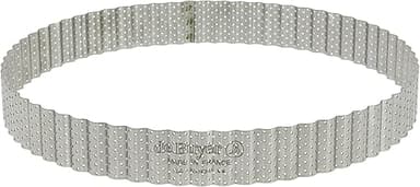 DE BUYER -3030.24 -cercle a tarte perfore cannele 24cm ht…