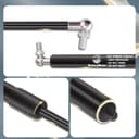 2Pcs 350MM 200N Universal Gas Struts with Ball Joint Heads Heavy Duty Gas Shock Absorber Springs for Cabinets Boat Cover Hatch Storage Box (Weight of suitable lid 36-50LB), 350MM-200N - 7