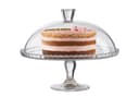 Banquet Plateau with Glass Dome, White, 32.5 x 32.5 x 26.3 cm - 1