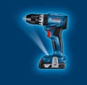 Bosch Professional GSB 18V-45 18V System Cordless Hammer Drill (Speed 1,900 min-¹, Includes 2X 2.0Ah Battery, GAL 18V-20, L-BOXX) - 4