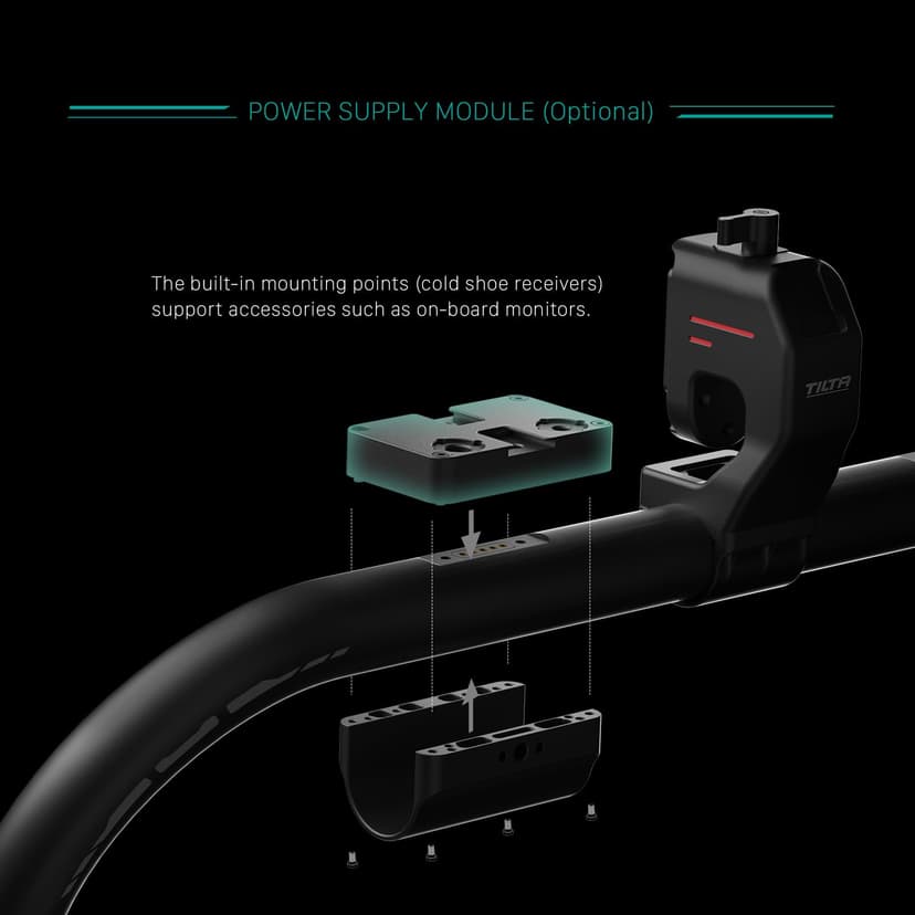 Tilta Basic Ring Grip Plus compatible avec DJI Ronin RS2, RS 3 Pro et RS 4/4 Pro | Kit de poignée de contrôle sans fil | Stabilité, mouvement et flexibilité améliorés | Alliage d'aluminium | Plusieurs - 4