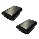 2 Stück Batteriefach Akku Gehäuse Deckel Case Abdeckung Cover für Gamepad Xbox 360 Controller Xbox 360 Wireless Controller passgenau stabil langlebig - schwarz - 1