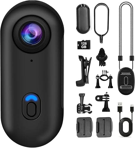 OBEST Mini Camera Sport 1080P WiFi,Body Cam Objectif Gran…