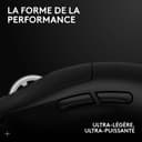 Logitech G PRO X SUPERLIGHT 2 - mouse gaming wireless, mouse Pro-Grade da 60 g 5 pulsanti programmabili, Versione Est Europa,sensore a 44.000 DPI, velocità di aggiornamento di 8 kHz, USB-C,PC/Mac-Nero - 2