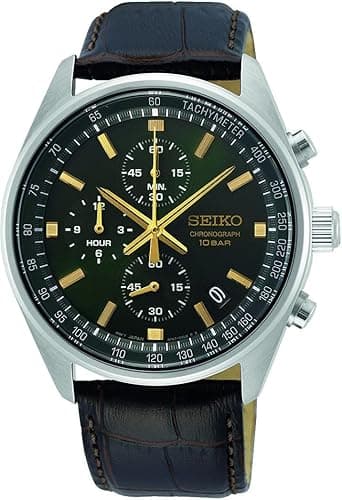 Seiko Chronograph SSB385P1 Mens Wristwatch