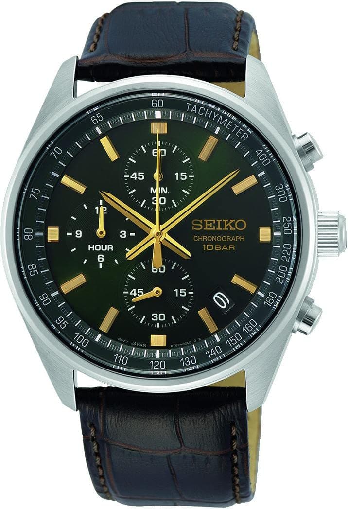 Seiko Chronograph SSB385P1 Mens Wristwatch - 1