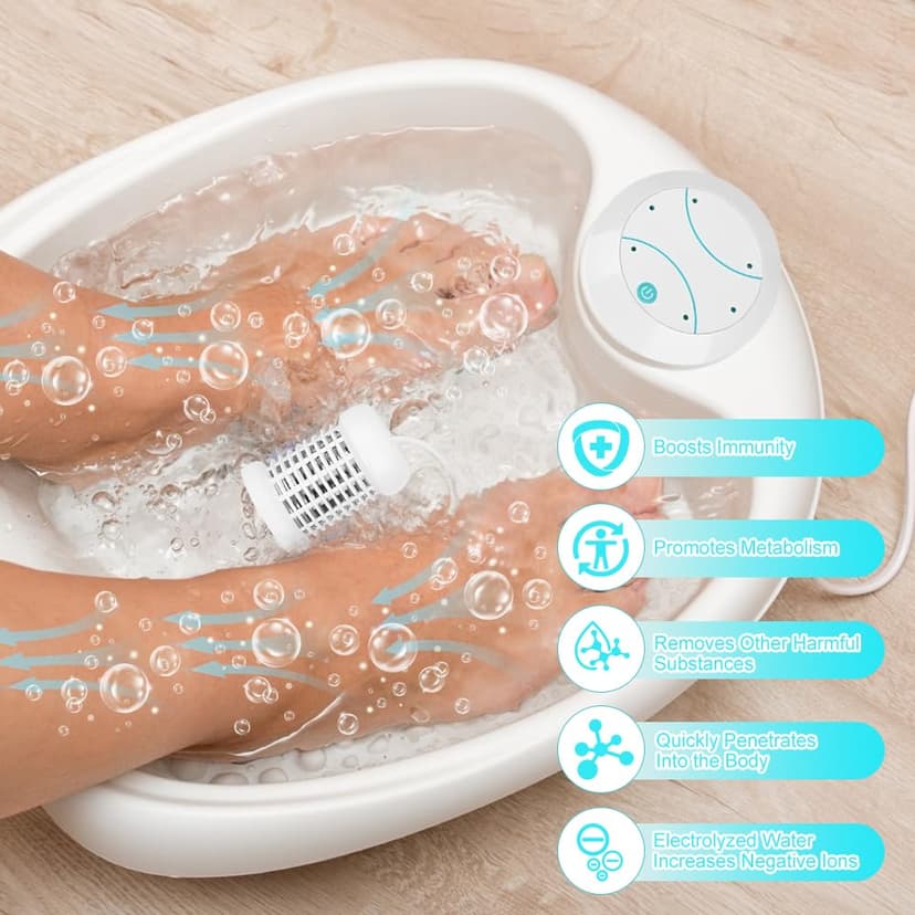 Ionic Detox Foot Bath, Detox Electric Foot Bath, Ionic Foot Spa Machine for Bathing Feet Ionic Detox Portable (No Tub) - 4