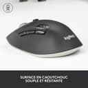 Logitech M720 Triathlon, Souris sans Fil, Multi-Dispositifs, Bluetooth et 2,4 GHz avec Récepteur USB Unifying, 1000 PPP, 8 Boutons, Batterie Longue Durée 24 Mois, Portable/PC/Mac/iPad OS - Noir - 2