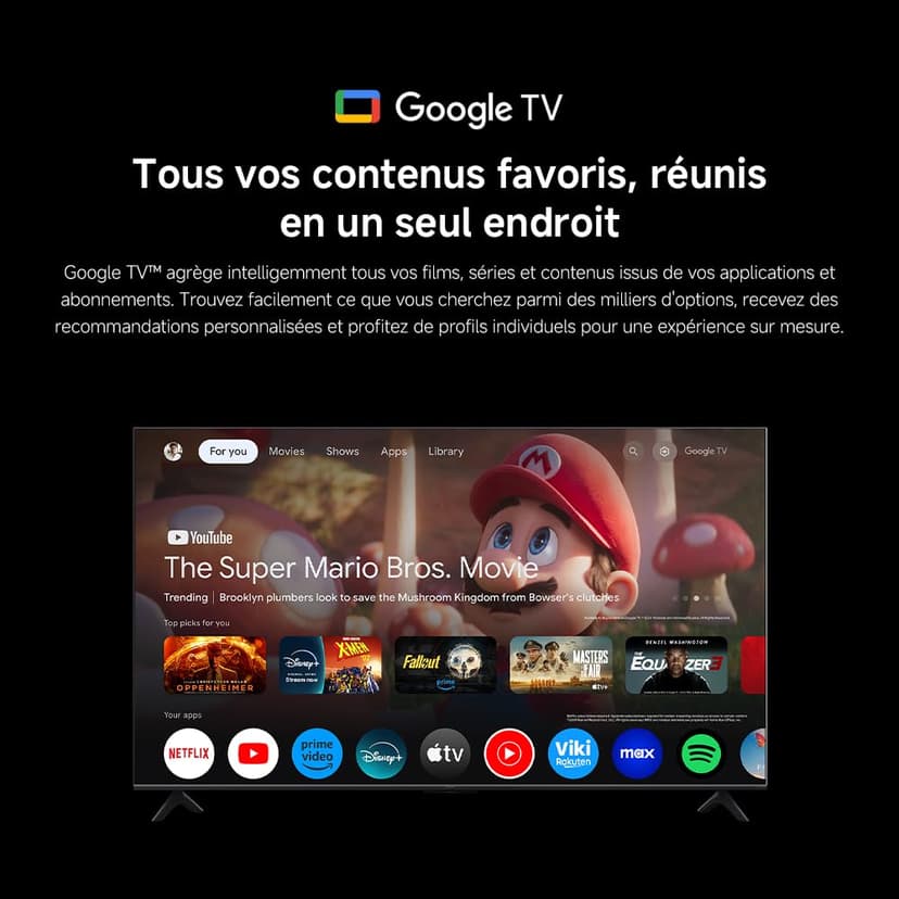 Xiaomi 65" S Mini TV, Borderless Design, Google TV, QD-Mini LED, 1200 Nits Maximum Brightness, 4K 144H High Refresh Rate, Ultra Smooth Gaming, Dolby Vision IQ & Dolby Atmos - 7