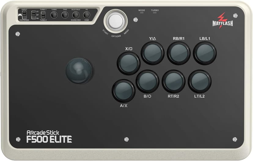 MAYFLASH Arcade Stick F500 Elite with Sanwa Buttons and J… - 1