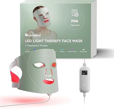 Nanoleaf LED Light Therapy Face Mask 432 LEDs, 7 Targeted…