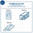 Scheppach HMS850 Planer Thicknesser | 1250W 8000 RPM | 204mm Width | 120mm Height | Hand Crank Height Adjustment - 2