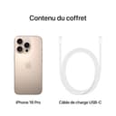 Apple iPhone 16 Pro (256 Go) - Titane Sable - 6