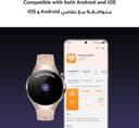 HUAWEI WATCH 5 46mm Smartwatche + Fluoroelastromer band Black, Multi-sensing X-TAP Technology, Fingertip Oxygen Saturation Measurement, For Android and iOS, Extended 6-Month Warranty, Black - 7