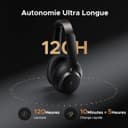 UGREEN Studio Pro Headphone Wireless Active Noise Cancelling Bluetooth 6.0 Over-ear Earphone with Hi-res LDAC,Hybrid ANC,5 Mic,Clear Call,120H Playtime,Spatial Audio,EQ in App,Dual Link,Music Sharing - 6