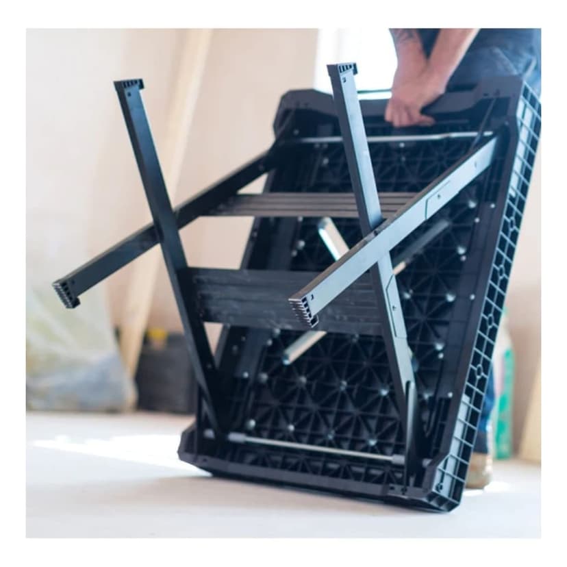 STANLEY FATMAX Express Folding Workbench - Portable Work Surface With 450kg Large Load Capacity, Clamp Compatible, FMST1-75672, Black - 2