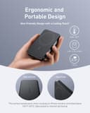 Anker MagGo Powerbank, Ultra Thin 10000mAh Magnetic Battery Pack, Qi2 Certified 15W Ultrafast MagSafe Compatible Portable Charger, Ergonomic Design, Only for iPhone16/15/14/13/12 Series - 4