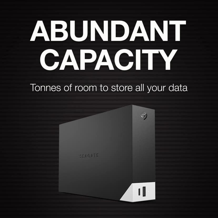 Seagate One Touch Hub 20TB, External Hard Drive Desktop HDD, USB-C & USB 3.0 port, for Computer Desktop Workstation PC Laptop Mac (STLC20000400) - 5