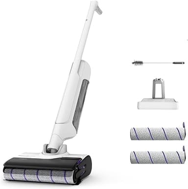 Rowenta X-Clean10 Aspirateur laveur sans fil, Longue auto…
