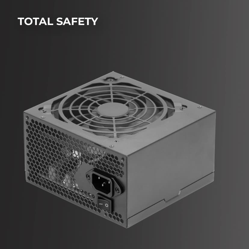 Tacens Anima APIII750, Power Supply PC ATX 750W, SMD and DC-DC Technologies, 85% Efficiency 12V, Ultra-quiet 12cm Fan, Extra-long Flat Cables, Black - 4