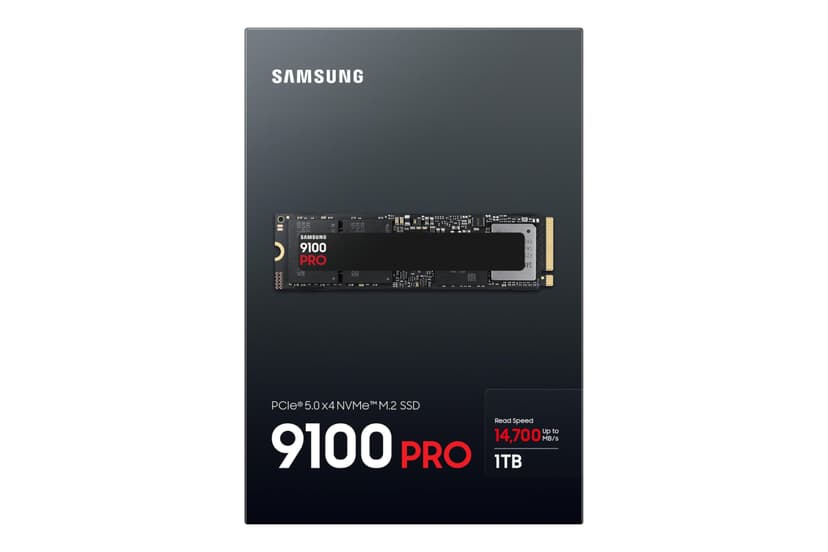 Samsung Memory MZ-VAP1T0BW 9100 PRO 1TB Internal SSD, PCIe 5.0 x4, NVMe 2.0, SSD Designed for Pros & Gamers, Compatible with PC & Laptops, 5 Year Limited Warranty (UK Version) - 5