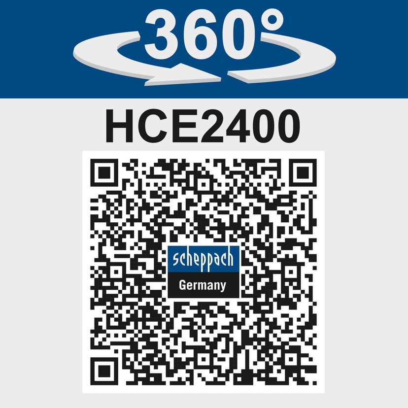 Scheppach HCE2400 Electric Pressure Washer | 2400W | 180Bar | 480L/h | 5m Hose | Surface Cleaner & Accessories - 8