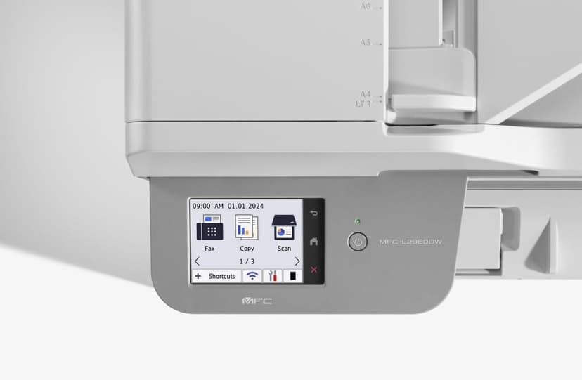 BROTHER MFCL2960DW Mono Laser Multifunction Printer with Wired Network and WiFi, Automatic Double-Sided in All Functions and ADF 50 Sheets - 4