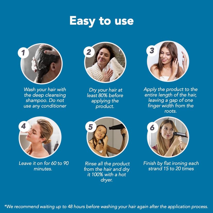 I Belli Capelli Torrano Cream Nano Keratin Hair Treatment, Straightening Hair 1 Step, Formaldehyde Free-Nanoplastia Para Alisar Cabello, Keratina Organica Sin Formol -Brazilian Nano Keratin (500ml) - 7