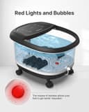 RENPHO Foot Spa and Massager with Heater, Gifts for Women, Foot Spa with Auto Roller, with 3 Modes Massage, Adjustable Timer and Temperature, Black - 4