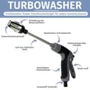 GmwyCzV High Pressure Water Gun, Alloy Car Wash Water Gun and 3 Plastic Interface High Pressure Water Lance Black for Car Wash Gardening Watering - 4