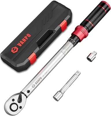 VANPO Torque Wrench 1/2 Inch, 20-220 Nm,
