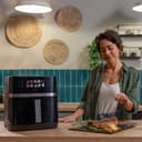 Cecotec Air Fryer Cecofry&Grill Duoheat 8000. Friteuse à Air sans Huile 8L, Grill et Plancha, Résistance Double, 2200W, Cuisson Uniforme, Moins de Graisse, Idéale pour Pizzas - 2