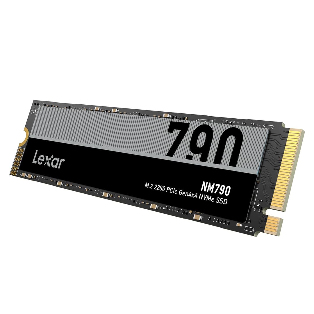 Lexar NM790 SSD 8TB, M.2 2280 PCIe Gen4x4 NVMe 1.4 Internal SSD, Up to 7,400MB/s Read, Up to 6,500MB/s Write, Internal Solid State Drive for PS5, PC, Laptop, Gamers, Professionals