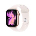 Apple Watch Series 11 [GPS 46mm] Smartwatch with Rose Gold Case and Soft Pink Sport Band, Sleep Score, Activity Tracker, Health Tracker, Always On Screen - 1