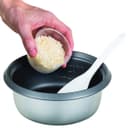 Russell Hobbs Medium Rice Cooker, Stainless Steel/White, Non-stick coating, dishwasher safe, 300 Watt) 27030-56, 6 servings at a time (up to 200 grams per serving) - 7